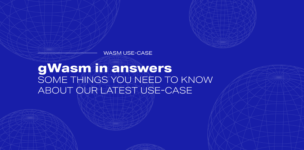 gWasm in answers - some things you need to know about our latest use-case