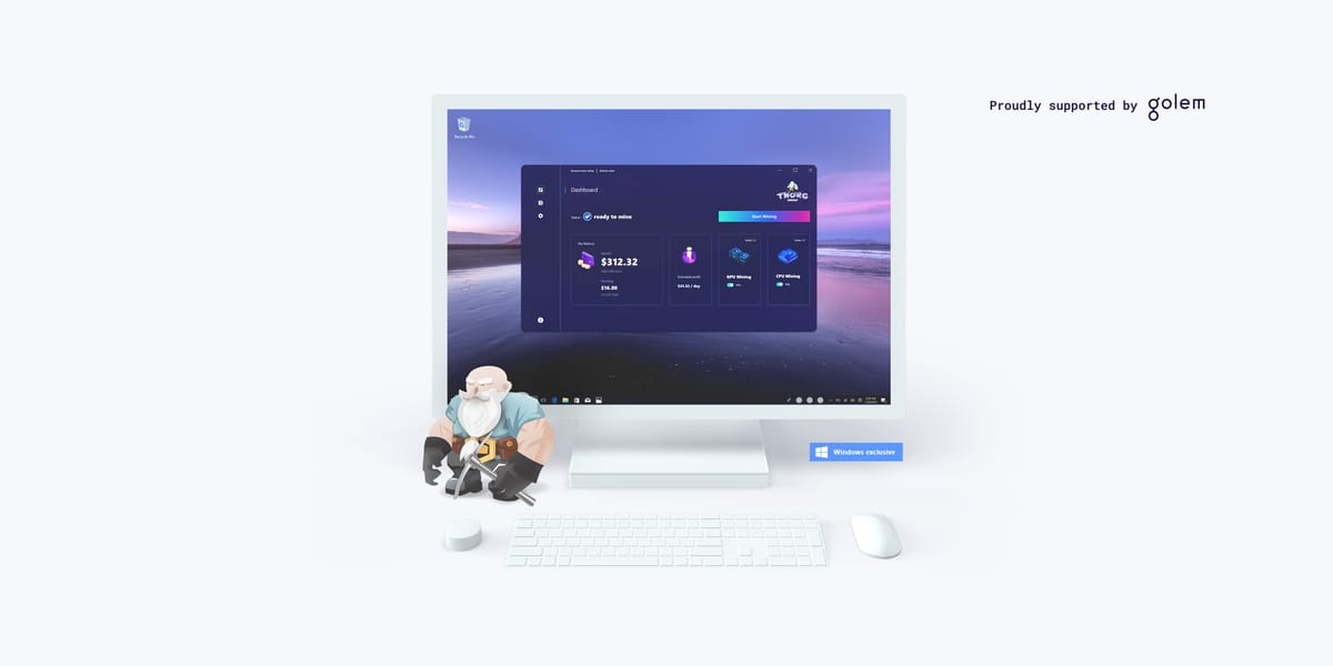 Introducing Thorg: mining made easy and fun, powered by Golem