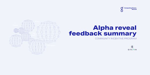 Alpha Reveal: developer feedback summary