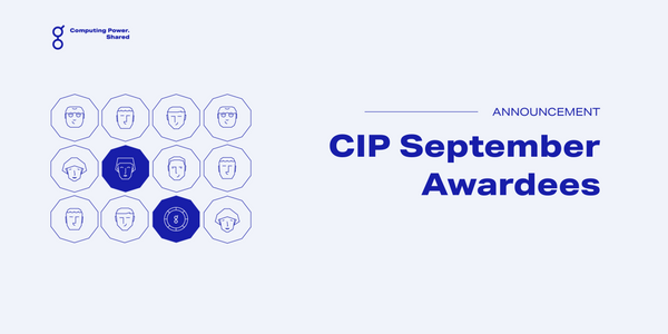 Community Incentives Program (CIP) September Update!