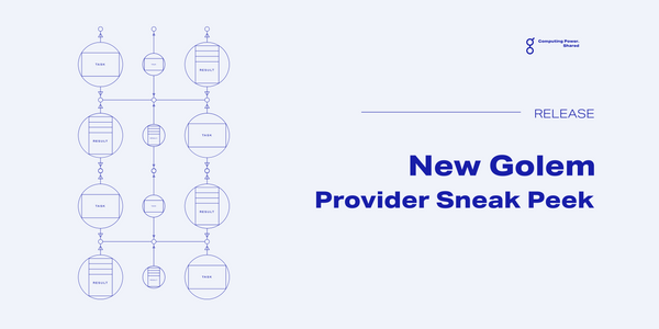 New Golem Provider Sneak Peek Release