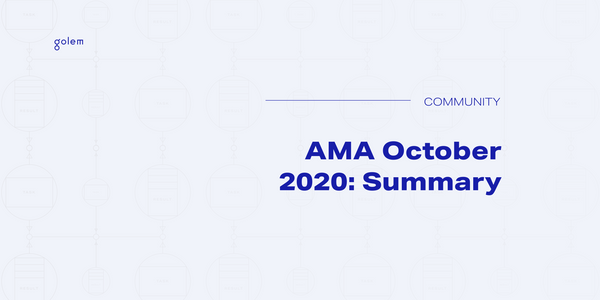 AMA October 2020 Summary