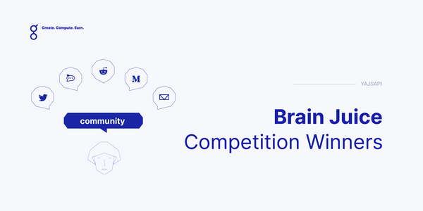 Brain Juice Competition Winners!