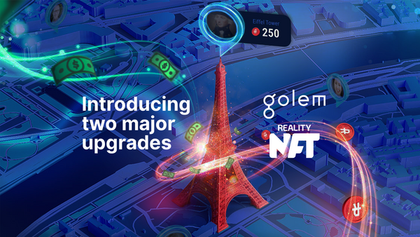 Golem Network and Reality NFT introduce exciting upgrades including a Golem-powered rendering service using Blender